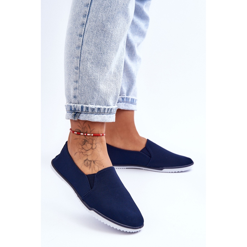 Versali Slip-On-Sneaker für Damen, Marineblau 1