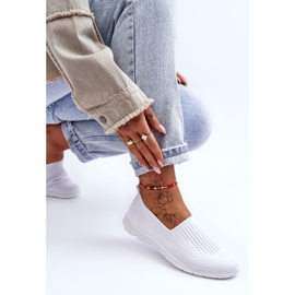 PE1 Damen-Slip-On-Sneakers Weiß Lento 2