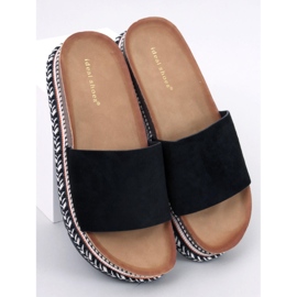 Demou Schwarze verzierte Slider 1