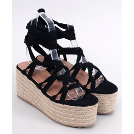 Plateau-Espadrilles von Manon Black schwarz 1