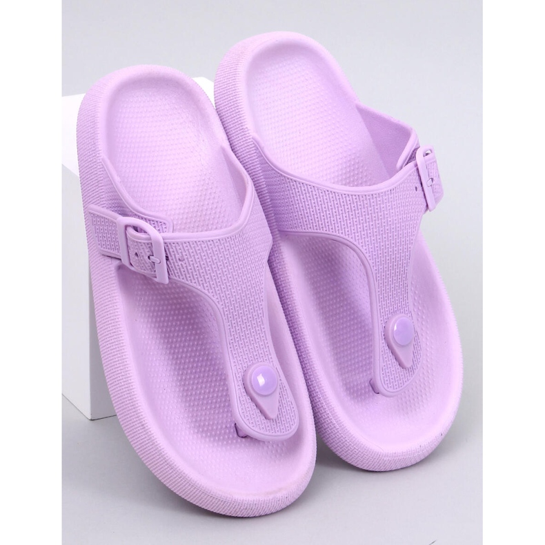 Sadier Lila Flip-Flops aus weichem Schaumstoff 1
