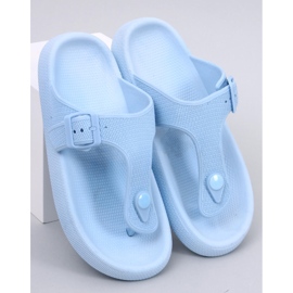 Sadier Blue Flip-Flops aus weichem Schaumstoff blau 1