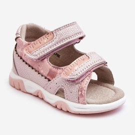 News Bequeme Kinder-Sandalen mit Klettverschluss, Pink Alaska rosa 1
