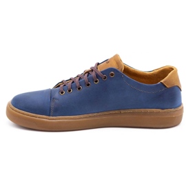 Polbut Herren-Lederschuhe 2109 Marineblau 1