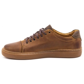Polbut Herren Lederschuhe 2109 camel braun 1