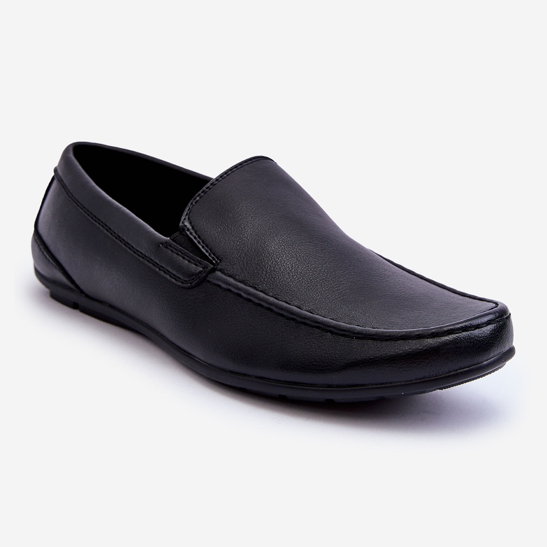 Herren-Leder-Loafer Schwarz Theo 1