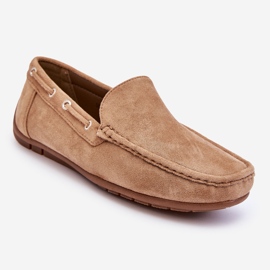 Herren-Slipper aus Wildleder, braunes Rayan 1