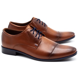 Olivier 288 Brown Herren Lederschuhe braun 2