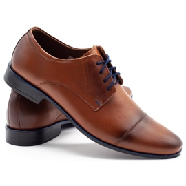 Olivier 288 Brown Herren Lederschuhe braun 3