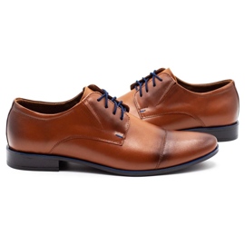 Olivier 288 Brown Herren Lederschuhe braun 4