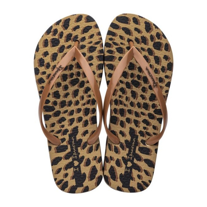 Ipanema Animale Print Ii Fem Flip Flops W 83306 AJ138 braun 2