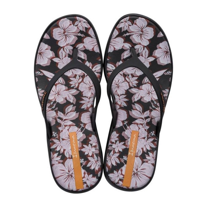 Ipanema Aloha Fem Flip Flops W 83444 AJ948 schwarz 2