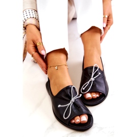 Leder Damen Ballerinas Nicole 2660/001 Schwarz 5