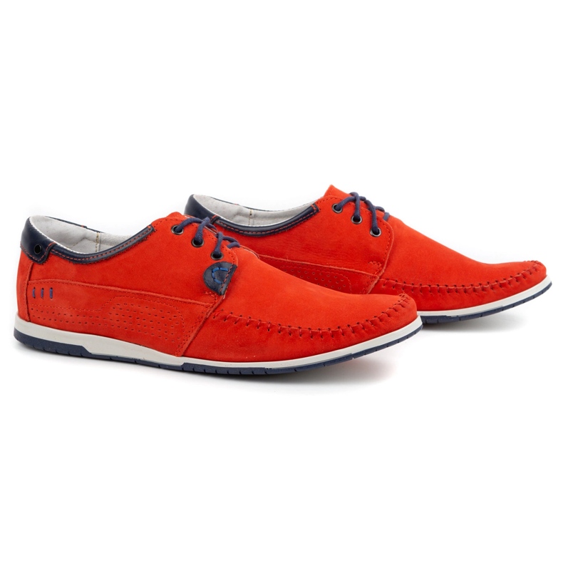 KOMODO Schuhe Herren Mokassins 875 rot 2