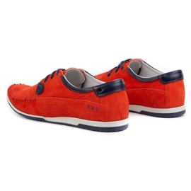 KOMODO Schuhe Herren Mokassins 875 rot 4