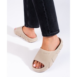 Damenhausschuhe beige Big Star LL274593801 1