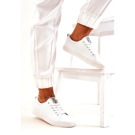 Lederturnschuhe Big Star JJ274311 Weiß 7