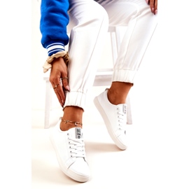 Lederturnschuhe Big Star JJ274311 Weiß 5