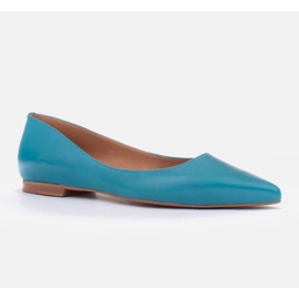 Marco Shoes Dezente Ballerinas blau 1
