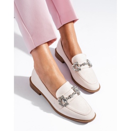 Beige Wildleder-Slipper mit Shelovet-Schnalle 1