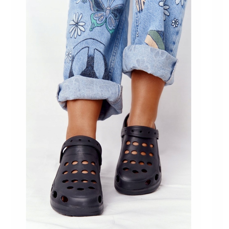 Flameshoes Schwarze Schaumschuhe von Frauen Eva schwarz 4