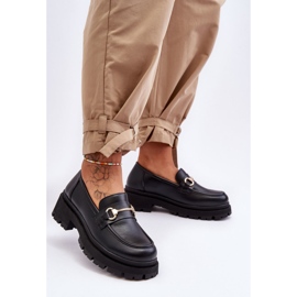 PS1 Klassische Plateau-Loafer für Damen Black Miracle schwarz 1