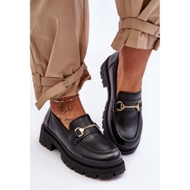 PS1 Klassische Plateau-Loafer für Damen Black Miracle schwarz 2