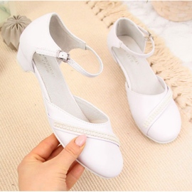 Sandalen mit Kappe American Club Jr. AM782 weiß 1