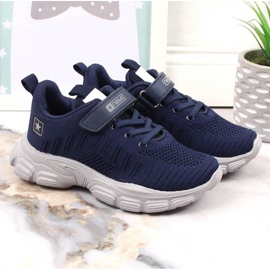 Sportschuhe auf der Plattform News Jr EVE395 in Marineblau 2
