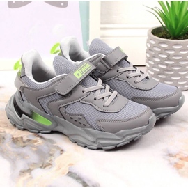 News Jr EVE398B graue Plateau-Sportschuhe 1