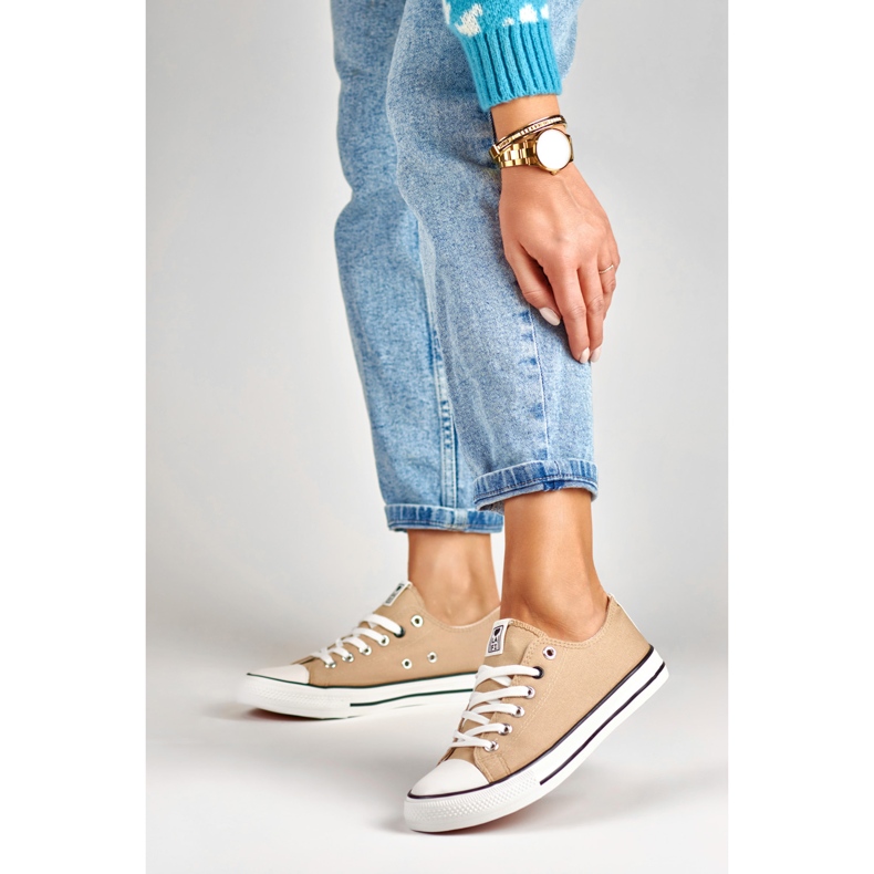 Beigefarbene Sneaker von La.Fi 2