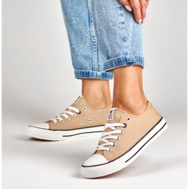 Beigefarbene Sneaker von La.Fi 1