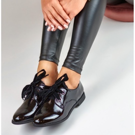 La.Fi Elegante Lackschuhe schwarz 1