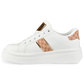 Stylische weiße Damen-Sportschuhe 2