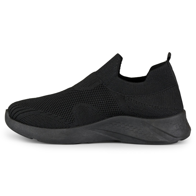Schwarze Sport-Slipper 2