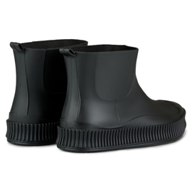 Mattschwarze Damen-Regenstiefel 2