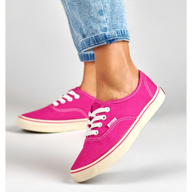 Rosa Turnschuhe für Damen 1