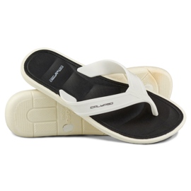 Damen-Pool-Flip-Flops weiß 1