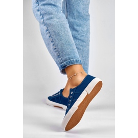 Marineblaue niedrige Sneakers 2