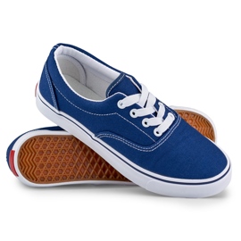 Klassische marineblaue Damen-Sneaker 5