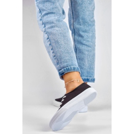 Schwarze Turnschuhe für Damen 2