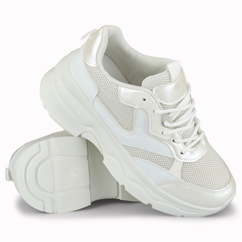 Weiße Damen-Sneaker von Geori 1