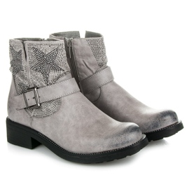 Kylie Rockstiefel grau 1