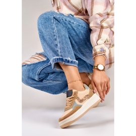 Beige Damensneaker von Lara 1