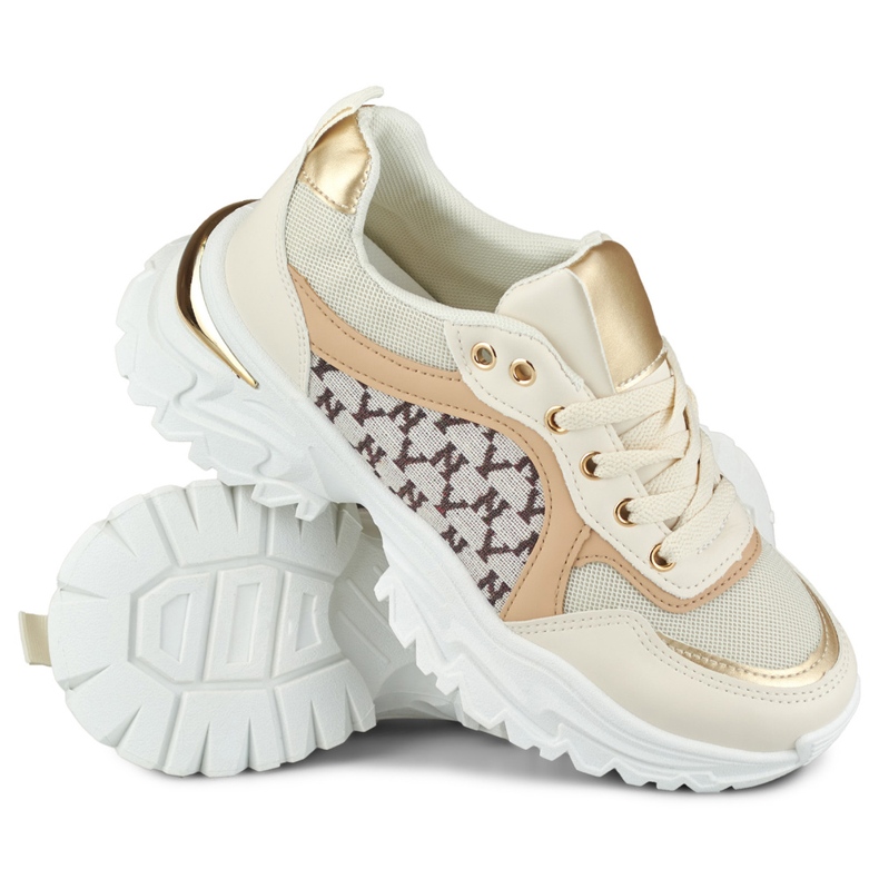 Modische beige Valir Damen-Sneaker 1