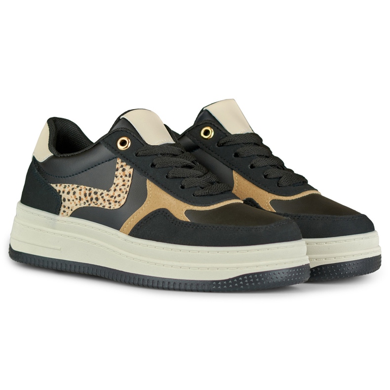 Schwarze Damen-Sneaker von Lara 2