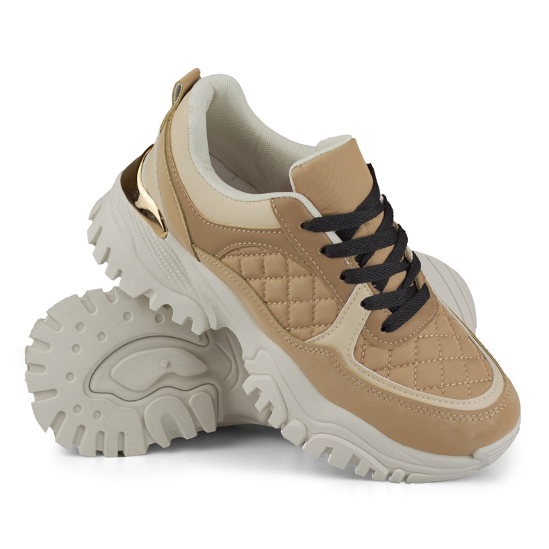 Beige Damen-Sneaker von Bellis 1