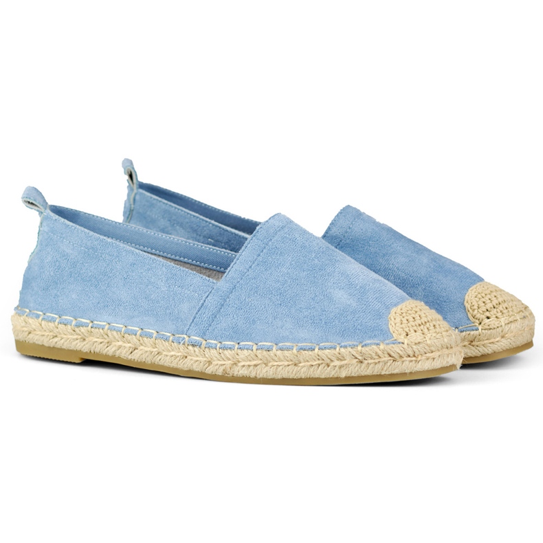 Klassische blaue Espadrilles für Damen 1