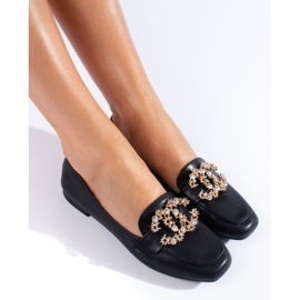 Schwarze Strass-Slipper für Damen von Shelovet 1