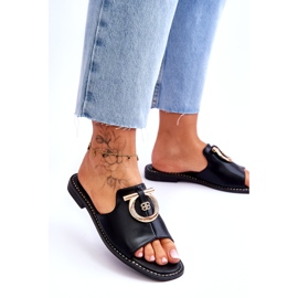 Lederhausschuhe Komfortschuhe S.Barski KV-2775-32 Schwarz 3